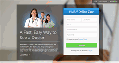 Desktop Screenshot of hmsaonlinecare.com